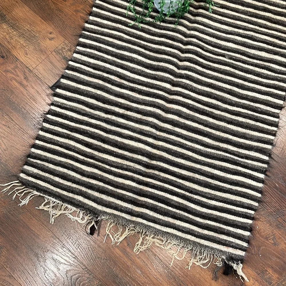 Vintage mohair rug